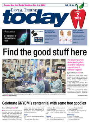 today Greater New York Dental Meeting Dec. 2, 2024 today Greater New York Dental Meeting Dec. 2, 2024