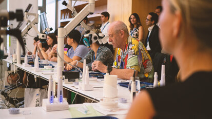 Full house at Dr. Stephen Buchanan's hands-on course