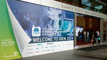Dental professionals from around the world converged in Singapore for education, networking and a large exhibition at IDEM 2024. (Image: Koelnmesse)