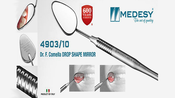 Nuevo espejo en forma de gota del Dr. F. Comella