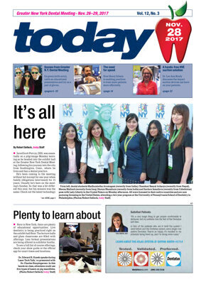 today Greater New York Dental Meeting Nov. 28, 2017 today Greater New York Dental Meeting Nov. 28, 2017