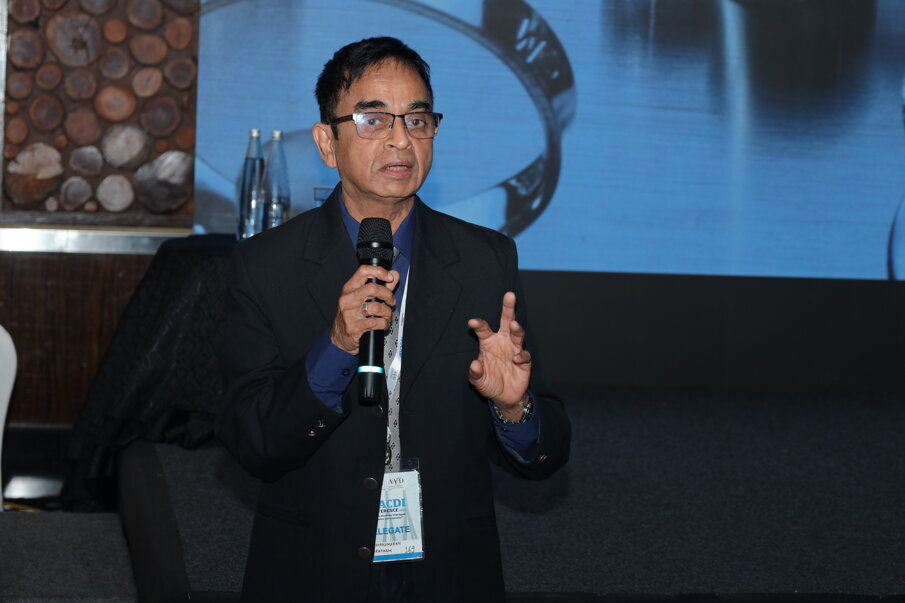 Dr Vijayakumaran Vijayaratnam, the immediate past president of AAED, Sri Lanka