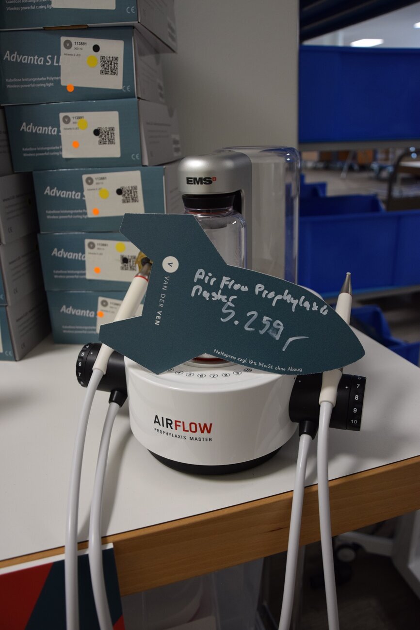 Der Air Flow Prophylaxis Master von EMS war zum Sondersparpreis verfügbar. © DTI