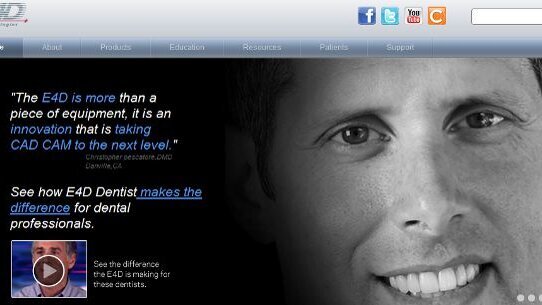 D4D Technologies launches new website for dental professionals