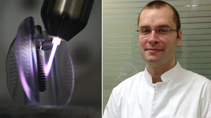 Periimplantitis-Therapie: Forscher testen Plasmaverfahren Periimplantitis-Therapie: Forscher testen Plasmaverfahren