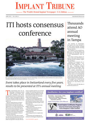 Implant Tribune U.S. No. 4, 2013