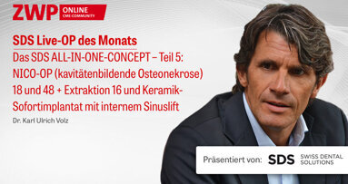 1 CME-Punkt: Live-OP „Das SDS ALL-IN-ONE-CONCEPT – Teil 5“ im Archiv