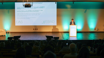 EAS President Dr Tommaso Castroflorio.