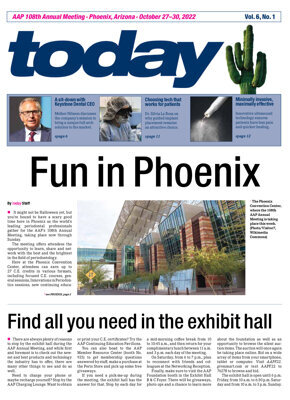 today AAP Annual Meeting Phoenix, Arizona October 27-30, 2022