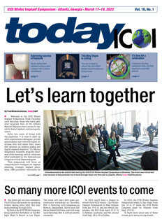 today ICOI Winter Implant Symposium Atlanta, March 17–19, 2022 today ICOI Winter Implant Symposium Atlanta, March 17–19, 2022