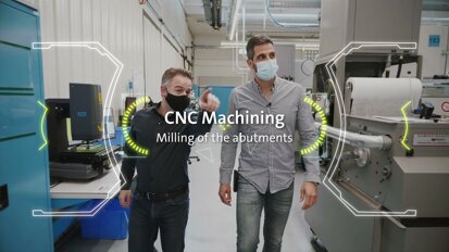 Production of Straumann SRAs (Screw-retained Abutments)