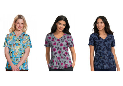 Happythreads – Women's Print Scrub Tops