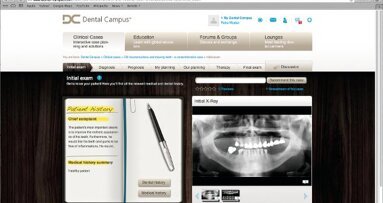 Expert demonstrates treatment planning utilizing modern digital technologies