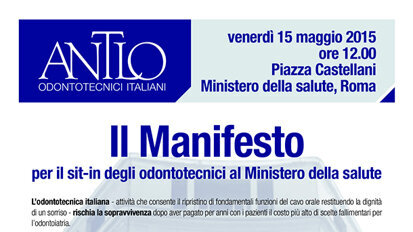 Maculan: «Odontotecnici in piazza: se non ora, quando?»