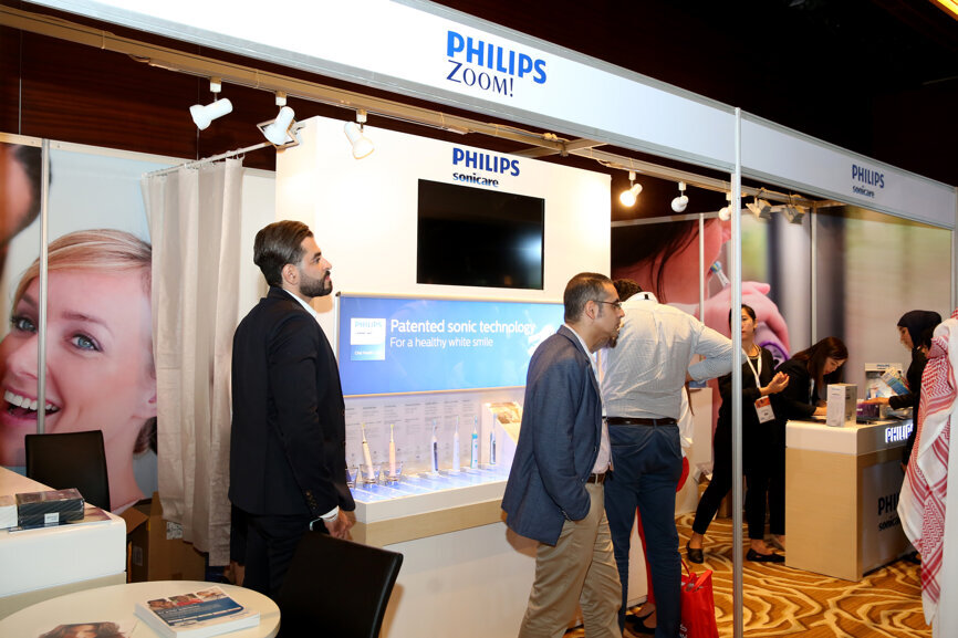 Gold Sponsor Philips presented once again Philips Sonicare and Zoom as part of its portfolio