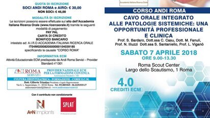 Cavo orale integrato alle patologie sistemiche: un’opportunità professionale e clinica