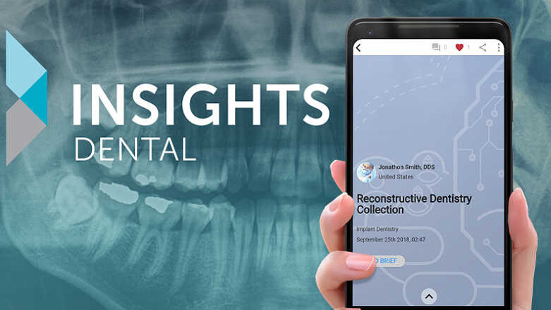 Plataforma de conhecimento personalizado INSIGHTS Dental app já está disponível