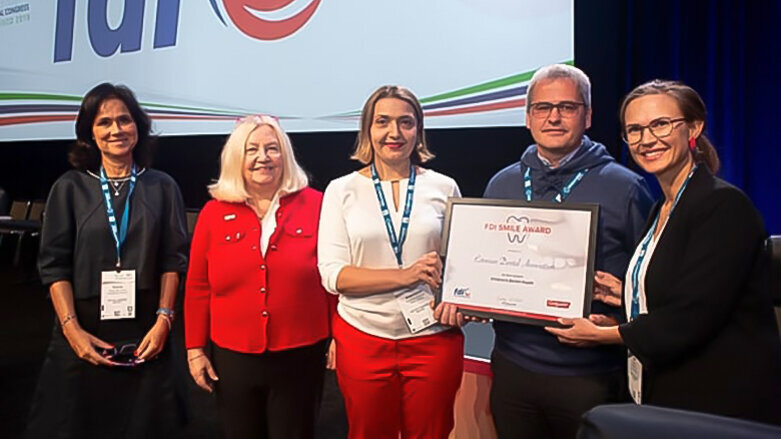 Estonian and Palestinian dental associations receive FDI Smile Awards