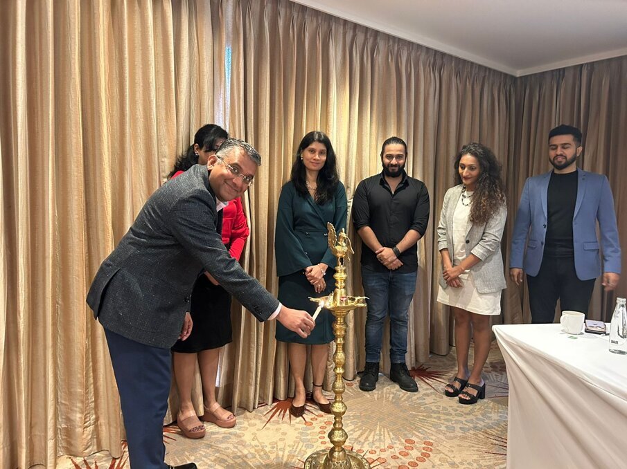 Fig 2: Inaugural ceremony of pre-conference on Strategies for building 1 crore practice by Mr. Amol Nirgudkar