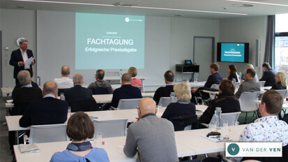 Fachtagung „Erfolgreiche Praxisabgabe“ bei van der Ven Fachtagung „Erfolgreiche Praxisabgabe“ bei van der Ven
