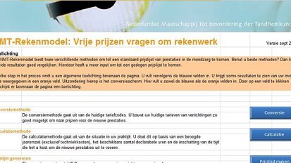 NMT lanceert rekenmodel voor nieuwe prestaties in mondzorg