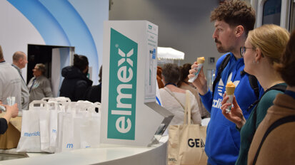 Visitors to IDS got treated to some ice cream. (Image: DTI)