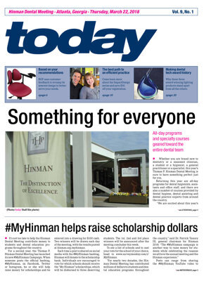 today Hinman Dental Meeting Atlanta March 22, 2018 today Hinman Dental Meeting Atlanta March 22, 2018