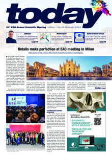 today EAO Annual Scientific Meeting Milan Oct. 24–26, 2024