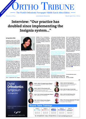 Ortho Tribune Middle East & Africa No. 2, 2019 Ortho Tribune Middle East & Africa No. 2, 2019