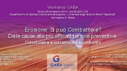 “Erosione. Si può combattere? Dalle cause alle più efficaci terapie preventive”. Odontoiatra e nutrizionista a confronto