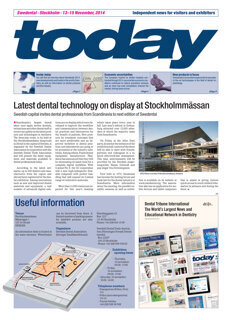 today Swedental Stockholm 2014 today Swedental Stockholm 2014