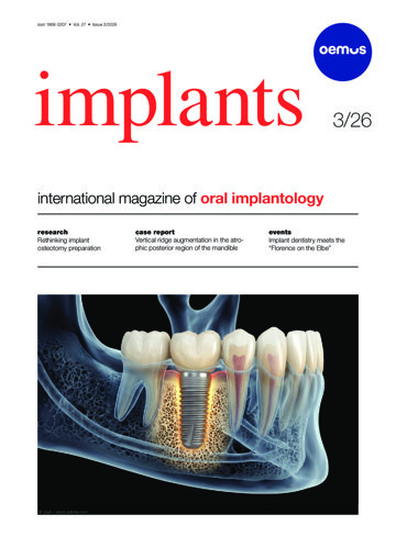 implants international No. 3, 2026