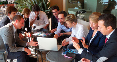 I soci effettivi AdB assieme ai giovani in un Closed Meeting a S. Margherita