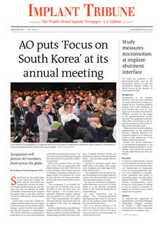 Implant Tribune U.S. No. 2, 2015