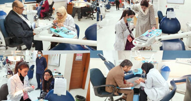 Pioneering dental exam FCPS TOACS held at SIOHS