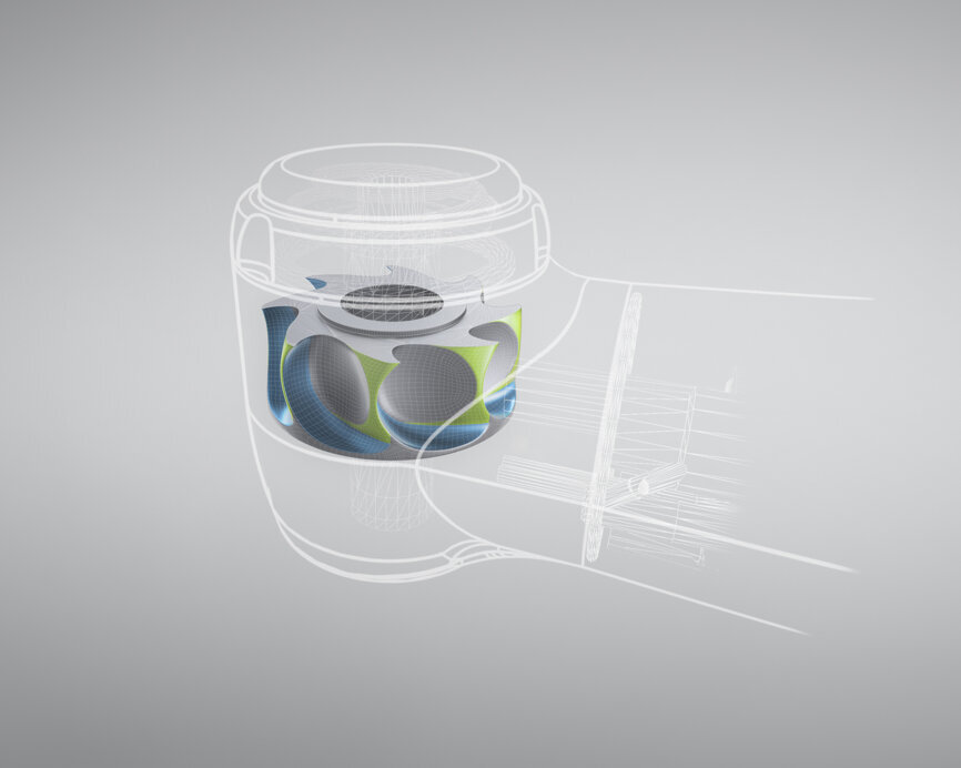 Thanks to the optimised geometry of the vanes, the rotor achieves a higher performance allowing maximum torque and optimal material removal capacity throughout the preparation. (Image: W&H)