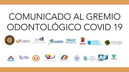 Comunicado de la Federación Odontológica Colombiana al gremio odontológico sobre COVID 19 Comunicado de la Federación Odontológica Colombiana al gremio odontológico sobre COVID 19
