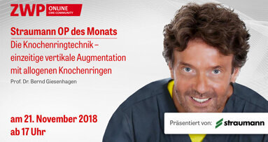 Ab 21. November online: Straumann OP zur Knochenringtechnik