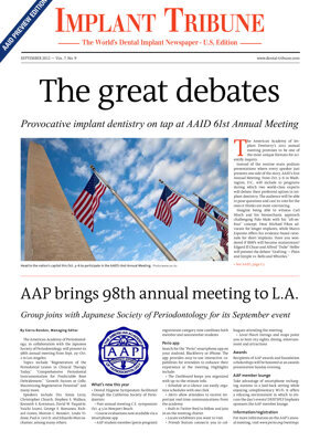 Implant Tribune U.S. No. 9, 2012