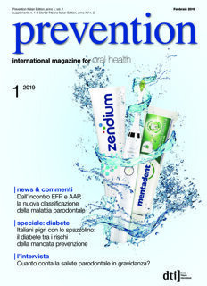 prevention Italy No. 1, 2019 prevention Italy No. 1, 2019