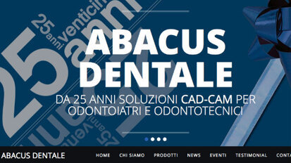 Nuovo sito Abacus Dentale per i suoi 25 anni di attività