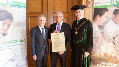 Med Uni Graz: Ehrendoktorwürde für Abe Fingerhut