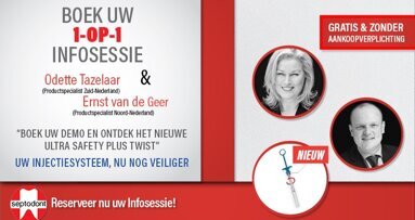 Boek uw infosessie over het nieuwe Ultra Safety Plus Twist