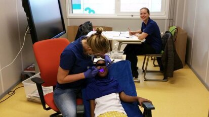 Tandarts in een asielzoekerscentrum