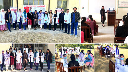 HITEC-IMS College holds oral screening camps 