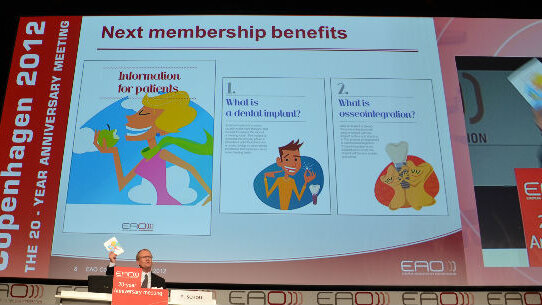 Il XX anniversario è un grande successo. Copenaghen. Un gran numero di esperti in Implantologia si è riunito per il Congresso EAO di quest’anno