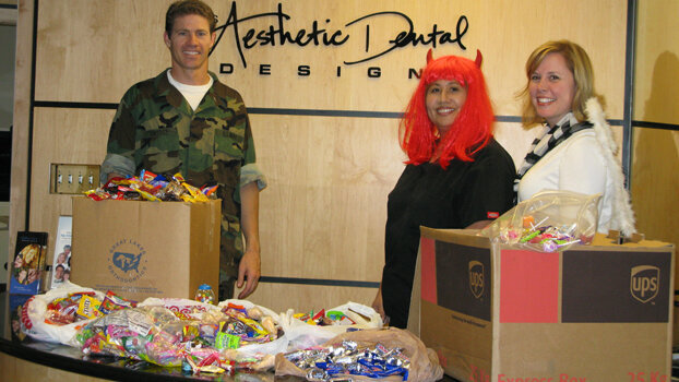 Dentists collect Halloween candy in trick-or-treat buyback