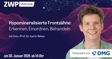 Webinar mit Prof. Bekes zum MIH-Symposium zu hypomineralisierten Frontzähnen