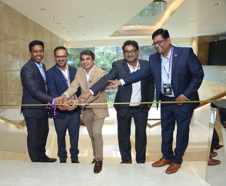 Fig 29: Inauguration of trade by Dr. Charan Shetty, Dr. Ramesh Chowdhary, Dr. Srinivas B Rao, Dr. Rajkumar G C and Dr. Nitin Kumar