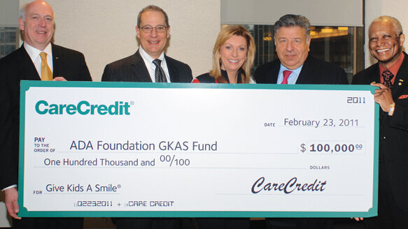 CareCredit presents its fifth donation to Give Kids A Smile Fund